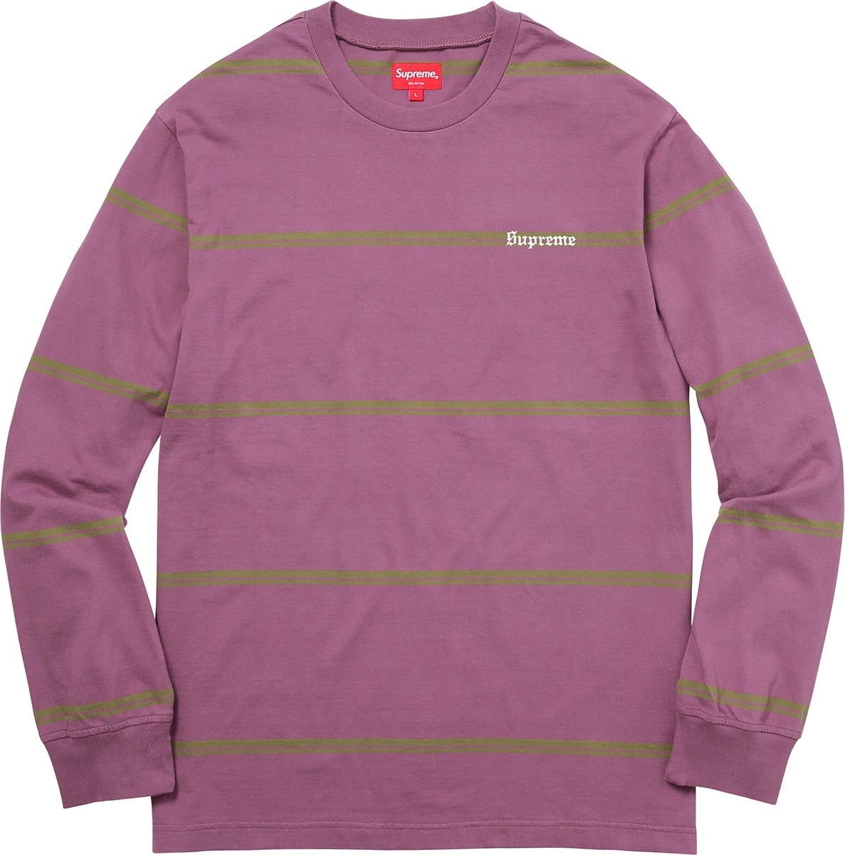 Striped L/S Top view 2
